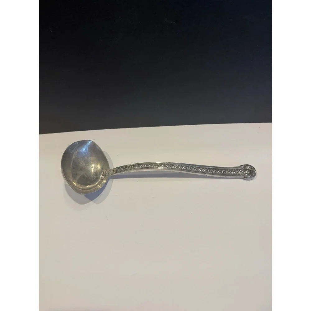 Vintage Godinger Silver Plate Soup Punch Ladle 12.5